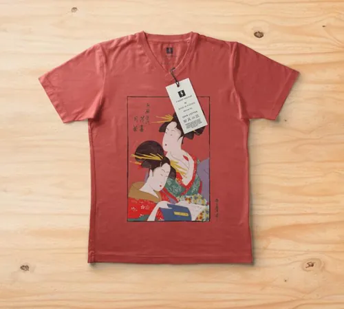 V领T恤样机 Psd V-neck T-Shirt Mockup Vol2