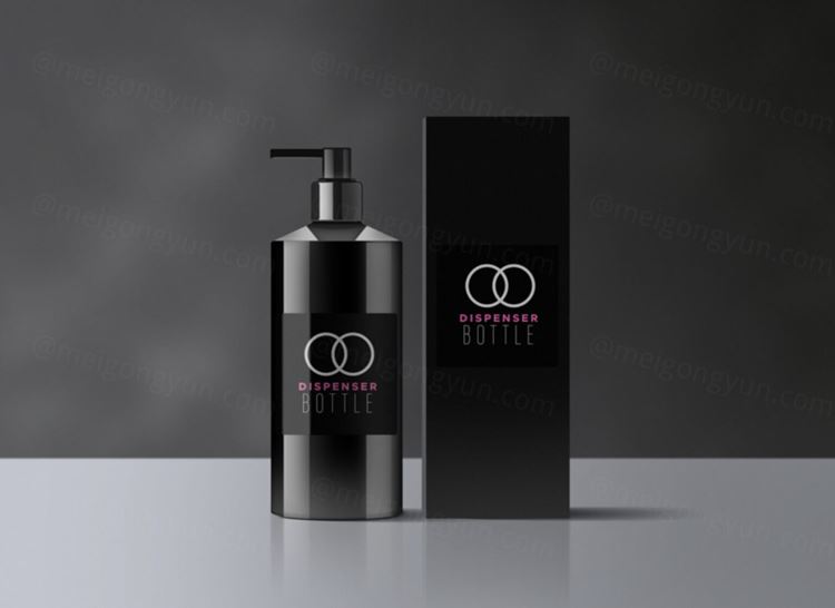 化妆品瓶与包装盒模型样机