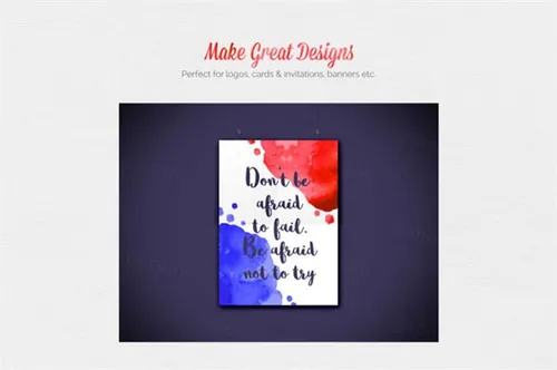 水彩墨迹矢量AI笔刷素材 Watercolor for Illustr