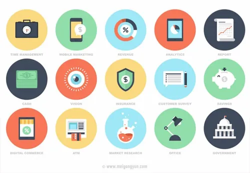 图标矢量元素Icon vector element