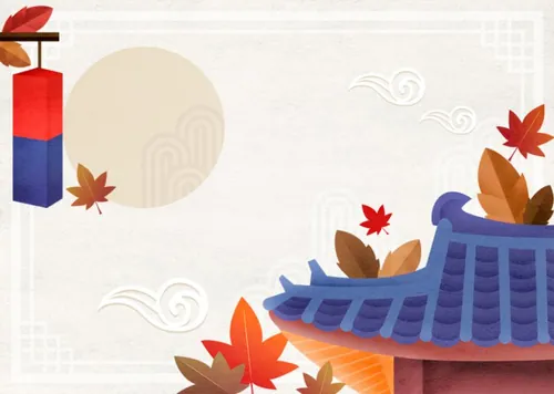 中国传统节日中秋佳节月亮节日团圆矢量卡通海报插图设计素材Mid autumn