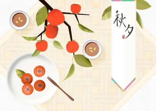 中国传统节日中秋佳节月亮节日团圆矢量卡通海报插图设计素材Mid autumn