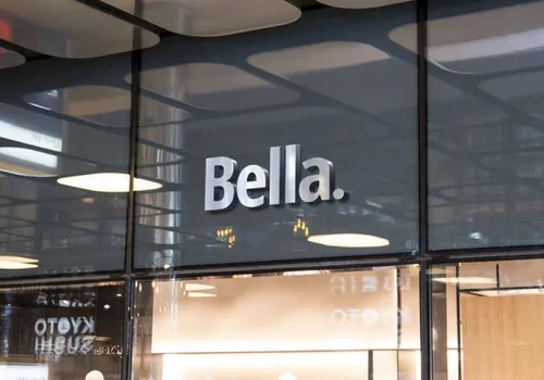 商店门头门面徽标贴图PSD模板Shop Facade Logo MockUp