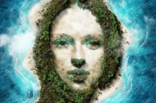 照片快速转海岛效果PS动作素材 Island Photoshop Action