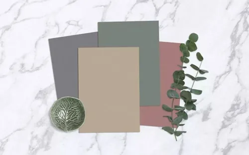 桌上的卡片展示样机