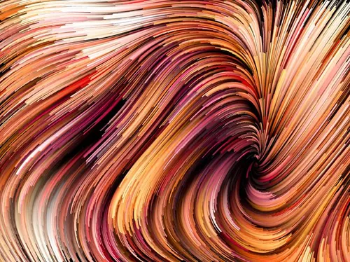 彩色渐变创意抽象线条梦幻水彩油画效果高清背景JPG图片设计素材模板8204