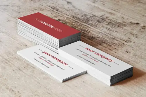 名片堆叠模型PSD模板Business Card Stack Mockup #128 样机