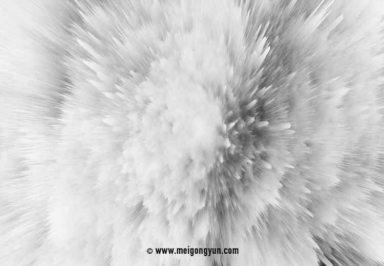 白色粉尘烟雾喷溅爆炸效果4K高清背景纹理质感底纹图片素材