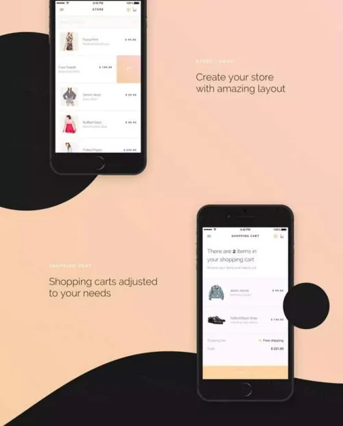 时尚电商APP UI KITS套装下载[For Sketch]