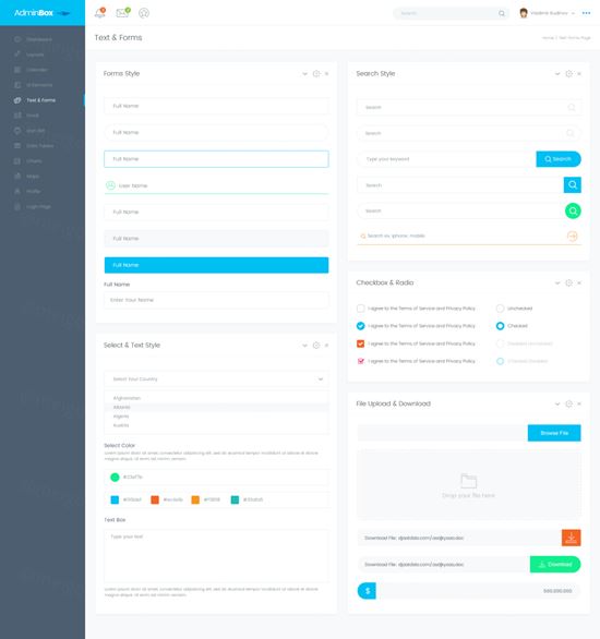 响应式Bootstrap风格管理信息中心CRM项目管理系统之