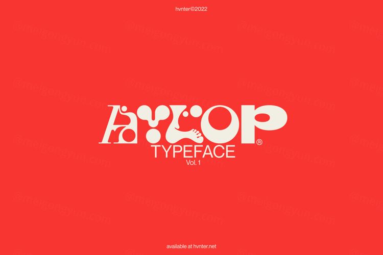 Y2K千禧风混乱艺术多种风格英文装饰字体 Aylop Typ