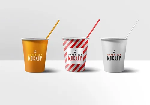 纸杯模型PSD模板Paper Cup Mockup PSD