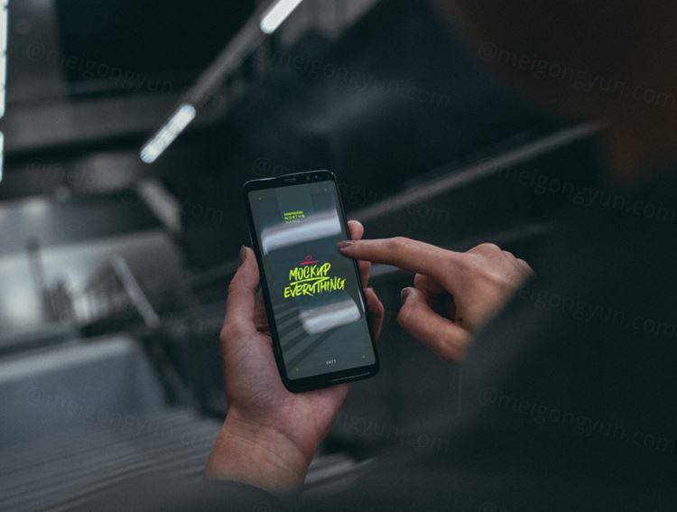 场景模拟三星Galaxy S8智能贴图模板10 Galaxy S8 Mockups