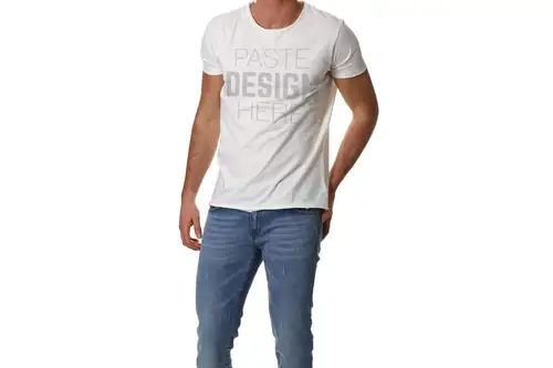男士T恤模型PSD贴图模板Polo T-shirts Mock-up 样机模版