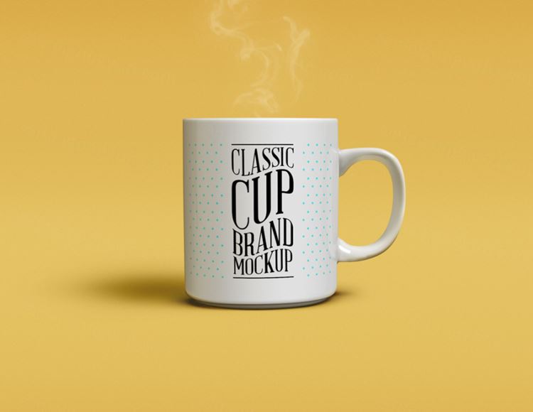 陶瓷杯外观设计样机模板 Psd Coffee Mug Mockup