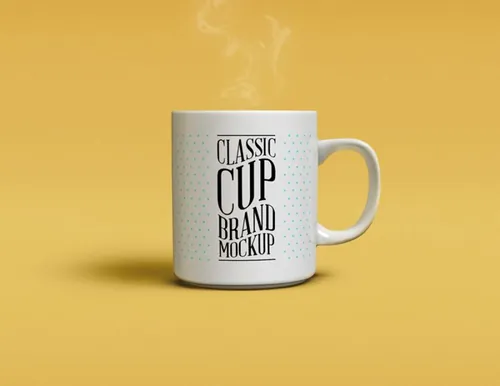 陶瓷杯外观设计样机模板 Psd Coffee Mug Mockup