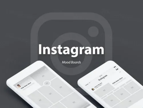 时尚社交媒体心情故事分享广告图排版PSD设计素材Instagram Mood B