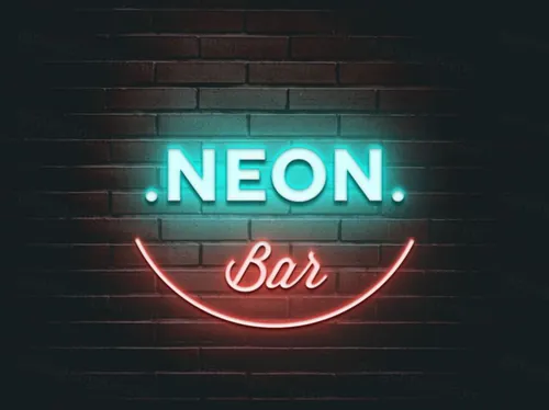 霓虹灯效果文字特效Psd Neon Text Effect