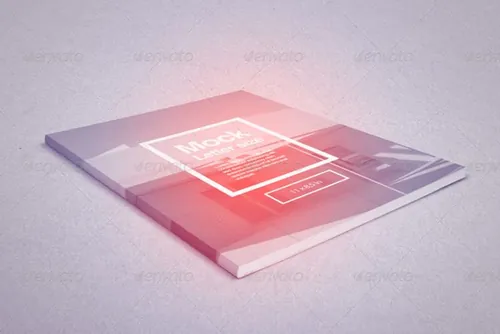 书籍杂志模型PSD贴图模板Letter Magazine / Brochure Mock-up