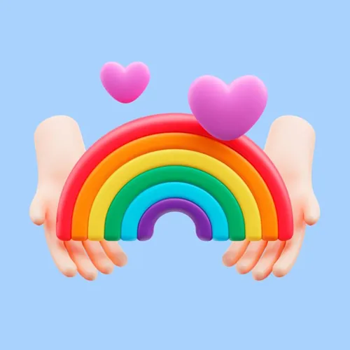 三维渲染卡通符号3D插画素材