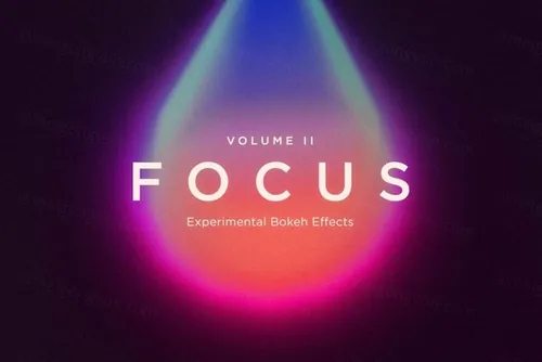 12款高质量抽象色彩模糊焦点PNG高清设计素材 Focus