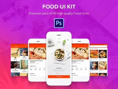 精致的食品类的APP模板下载