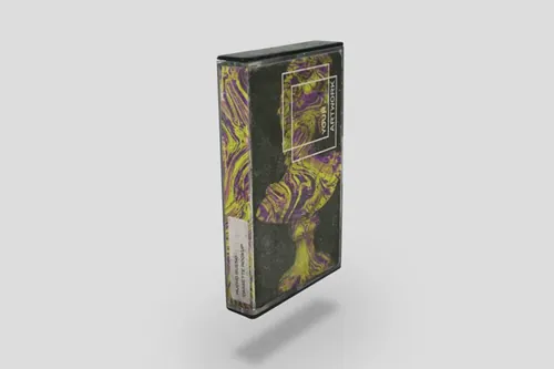 复古做旧艺术废旧磁带潮流音乐封面设计贴图样机模板 MUCHO CASSETTE MOCKUP