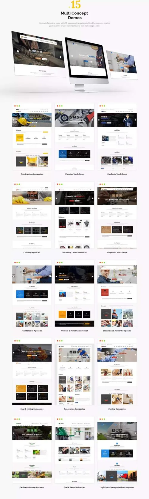 色调明快的建筑类网页UI KIT打包下载[PSD]