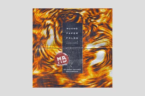 高质量做旧艺术褶皱废旧纸张纹理素材合辑 MUCHO PAPE