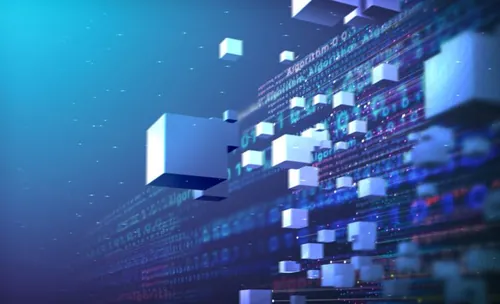 数字网络高科技数据分析程序编码黑客代码算法技术概念宣传海报背景素材