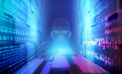 数字网络高科技数据分析程序编码黑客代码算法技术概念宣传海报背景素材