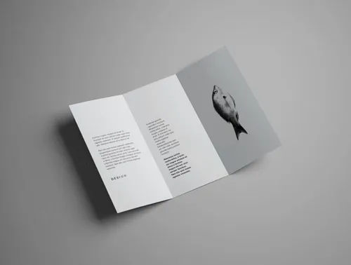 三折页设计素材Advanced Trifold Brochure Mockup – 7 Angles