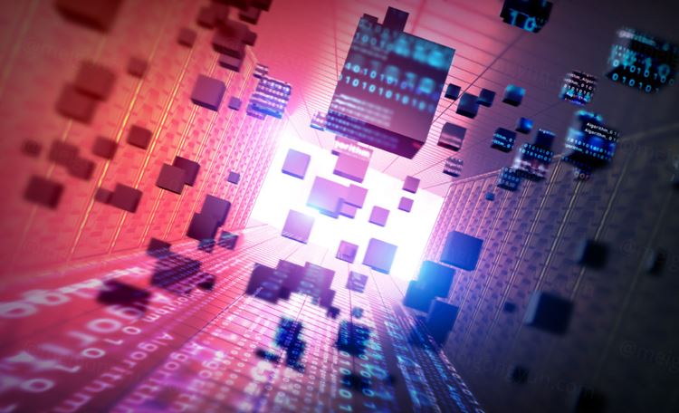 数字网络高科技数据分析程序编码黑客代码算法技术概念宣传海报背景素材