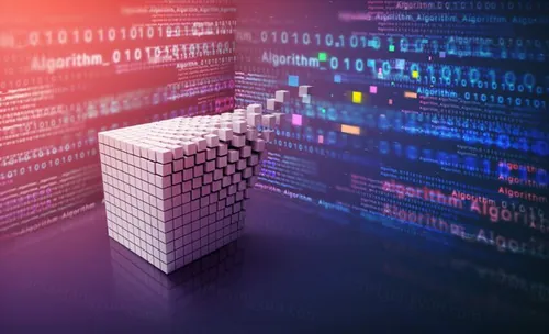 数字网络高科技数据分析程序编码黑客代码算法技术概念宣传海报背景素材