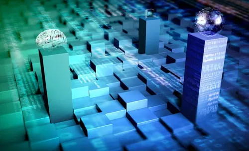 数字网络高科技数据分析程序编码黑客代码算法技术概念宣传海报背景素材