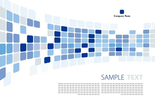 蓝色时尚抽象背景矢量设计素材Blue abstract background