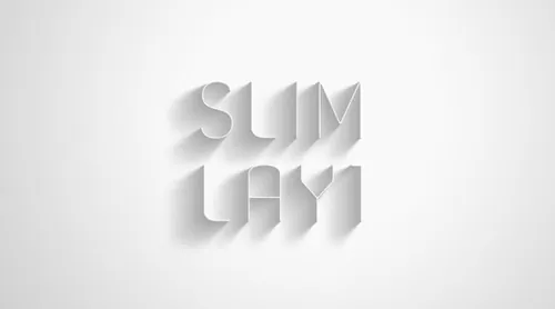 立体线条效果文字特效Psd Slim Lay Text Effect