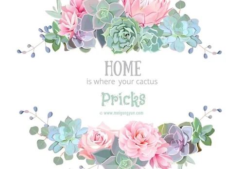 春天春季手绘鲜花花卉矢量元素Vectored flowers