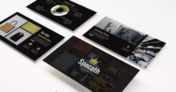 买手店产品推广PPT演示模板 Spocath – Powerpoint Template