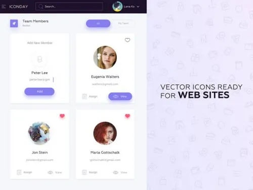 清新时尚基础服装服饰购物电子商务矢量线图标集ICONDAY
