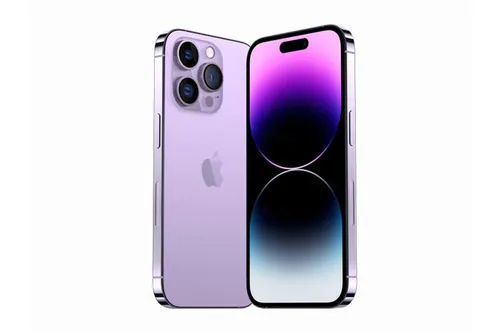 2022最细灵动岛苹果14 PRO四色样机PSD模板免费下载