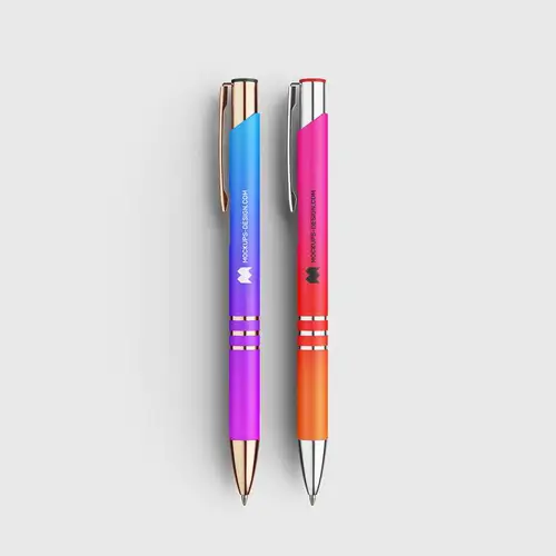 圆珠笔办公用品学习用品品牌VI包装设计提案样机PSD模板 Pen mockup 样机模版