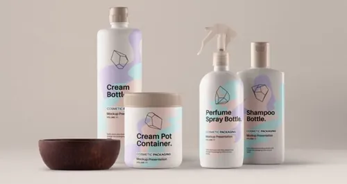 化妆品包装设计PSD贴图模板Psd Cosmetic Packaging Mockup