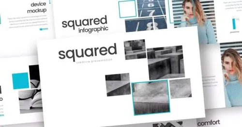 创意融资方案演示PPT模板 Squared – Powerpoint Template