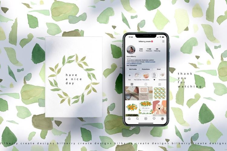 波西米亚手绘水彩绿色花环花圈绿叶植物剪贴画合辑 Greene