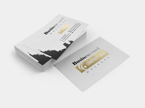 名片模型PSD模板Various Business Card Mockups