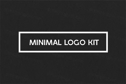 一套精美的LOGO徽章标志快速生成工具包 Minimal Logo Kit