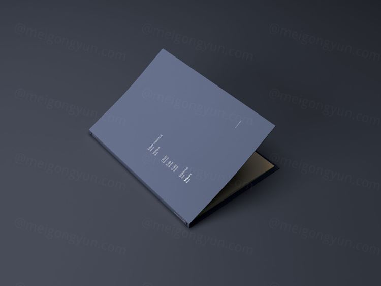 A4文件夹品牌VI设计样机模板 A4 Branding Folder Mockup