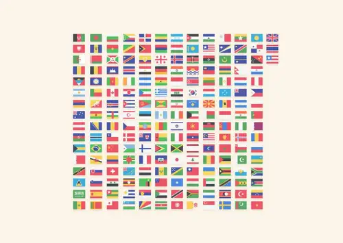 Country Flags UI 素材
