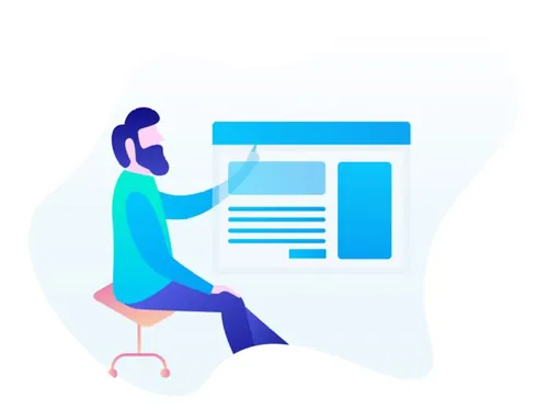 强大视觉概念营销与课程数据分析在线插图矢量设计素材Marketing  Courses 05